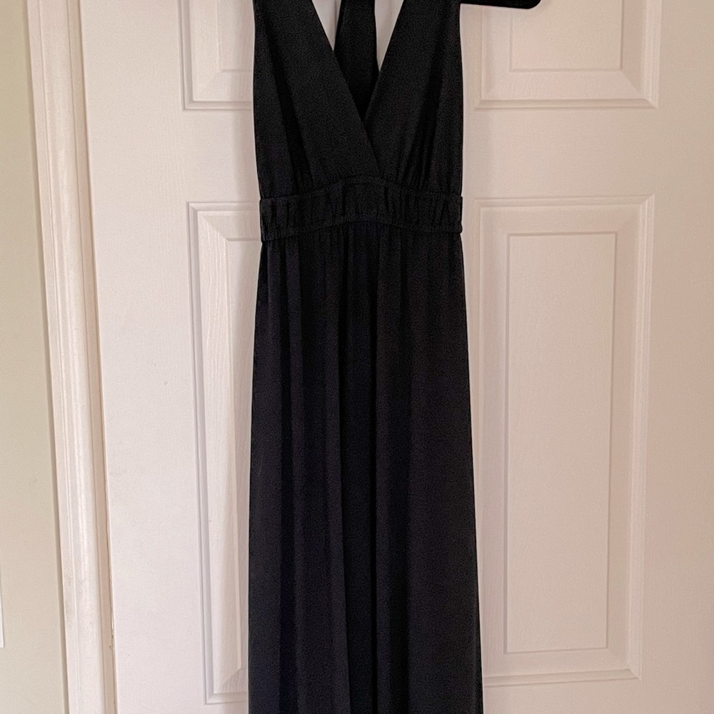 Black maxi dress